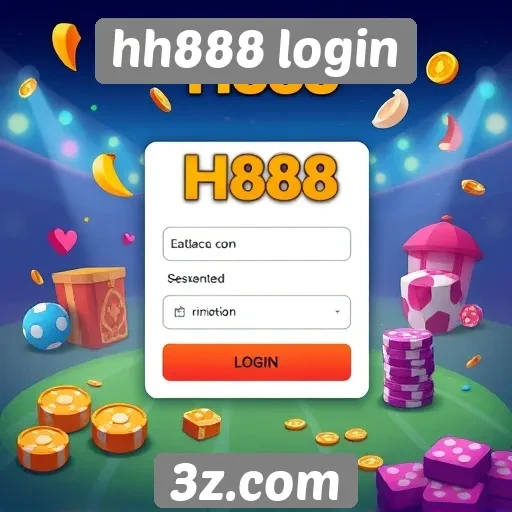 Acessibilidade e usabilidade do hh888 login